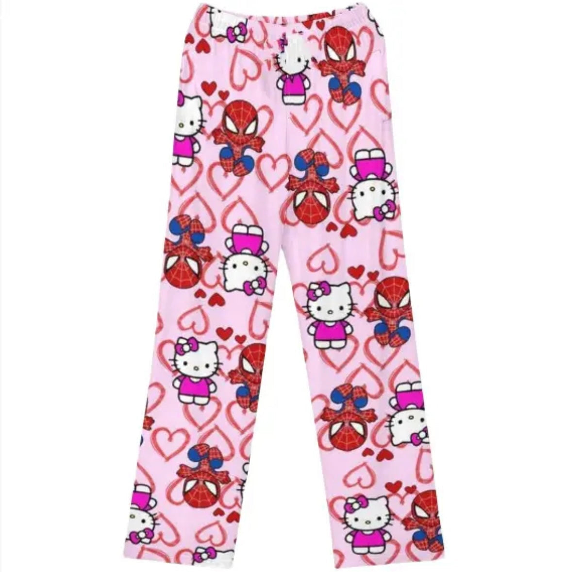 Kitty Kawaii x Spidey Pyjama Pjs Bottom Pants (4 Styles) - Bouquet Blossoms Shop