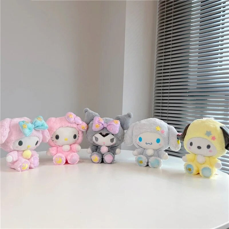 Kawaii Colourful Star Characters Plushies - Bouquet Blossoms Shop