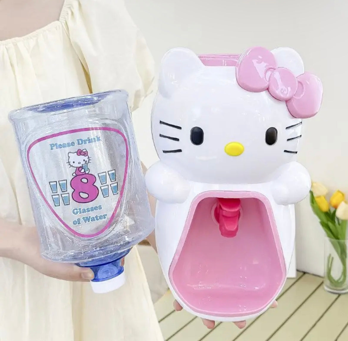 Kitty Kawaii 2000ML Drink Liquid Water Dispenser - Bouquet Blossoms Shop