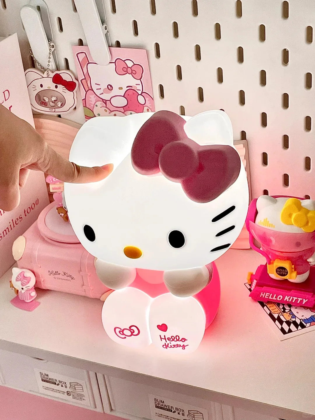 Kitty Kawaii Pink Touch Lamp