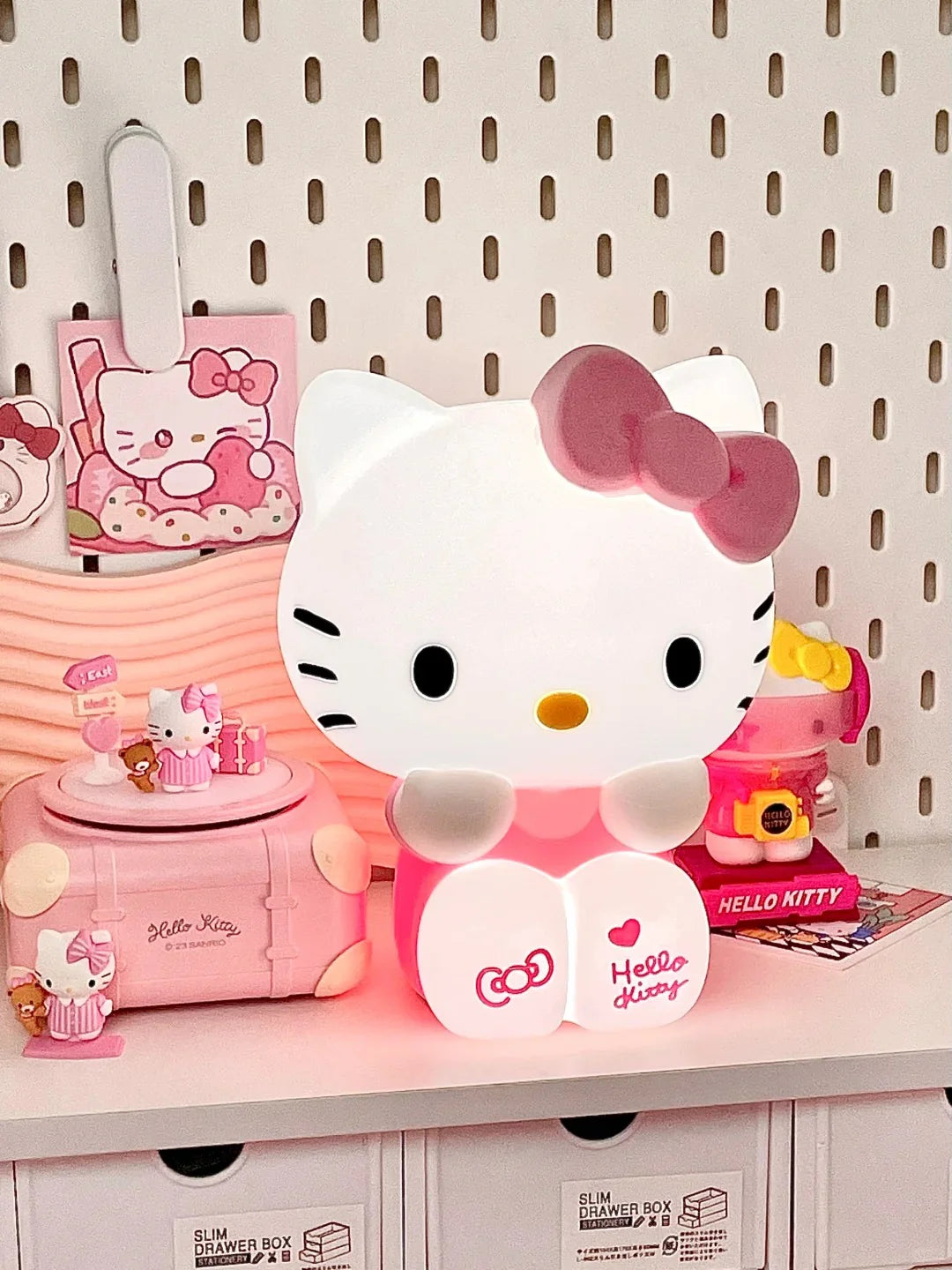 Kitty Kawaii Pink Touch Lamp