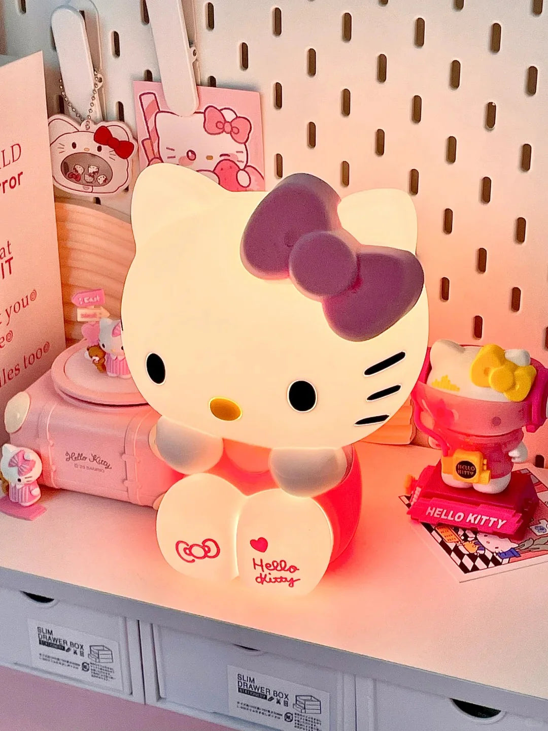 Kitty Kawaii Pink Touch Lamp