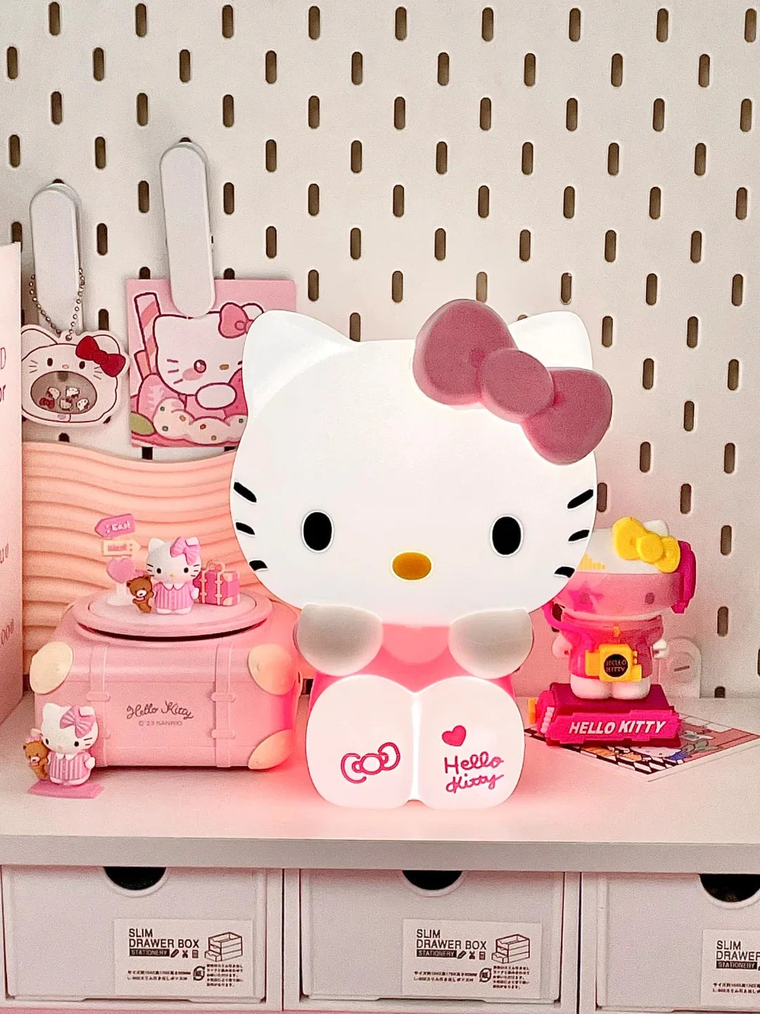 Kitty Kawaii Pink Touch Lamp