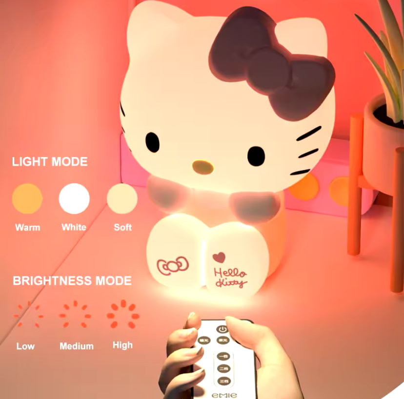 Kitty Kawaii Pink Touch Lamp