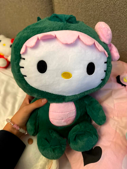 Kawaii Kitty Dinosaur Plushie (Multiple Sizes)