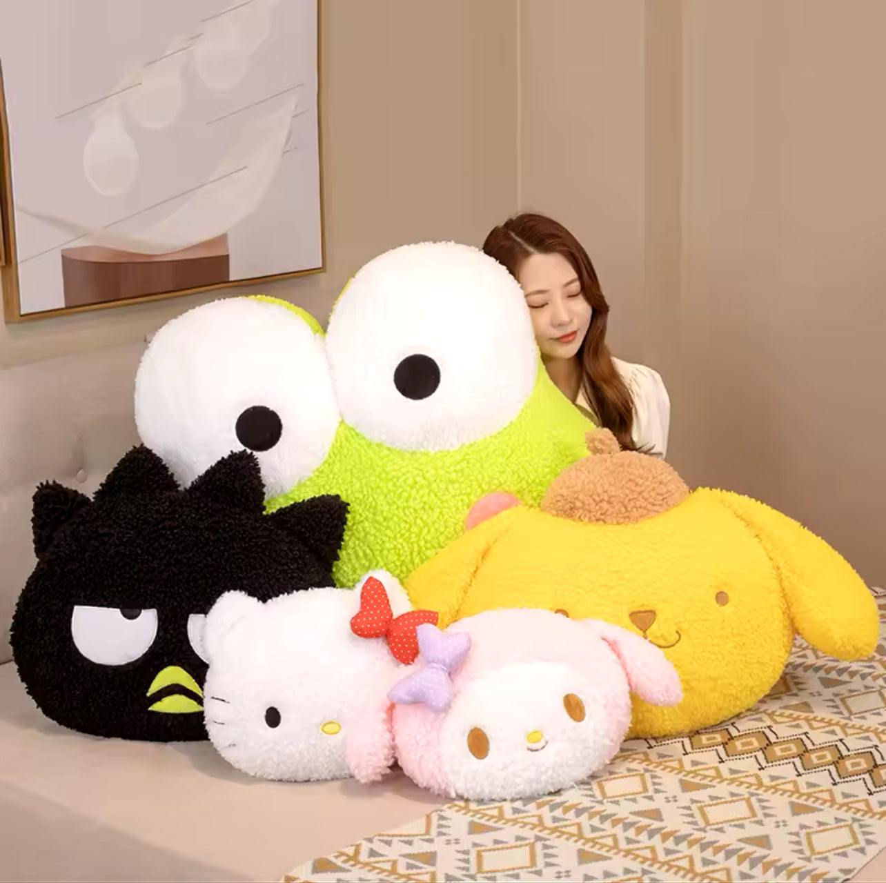 Kawaii Character Face Icon Plush Pillow (5 Styles)