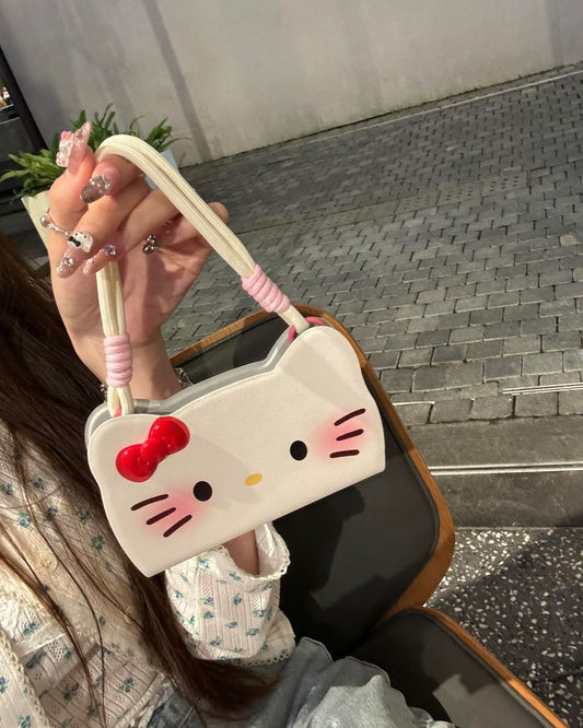 Kitty Kawaii Foldable iPhone Case with Handles