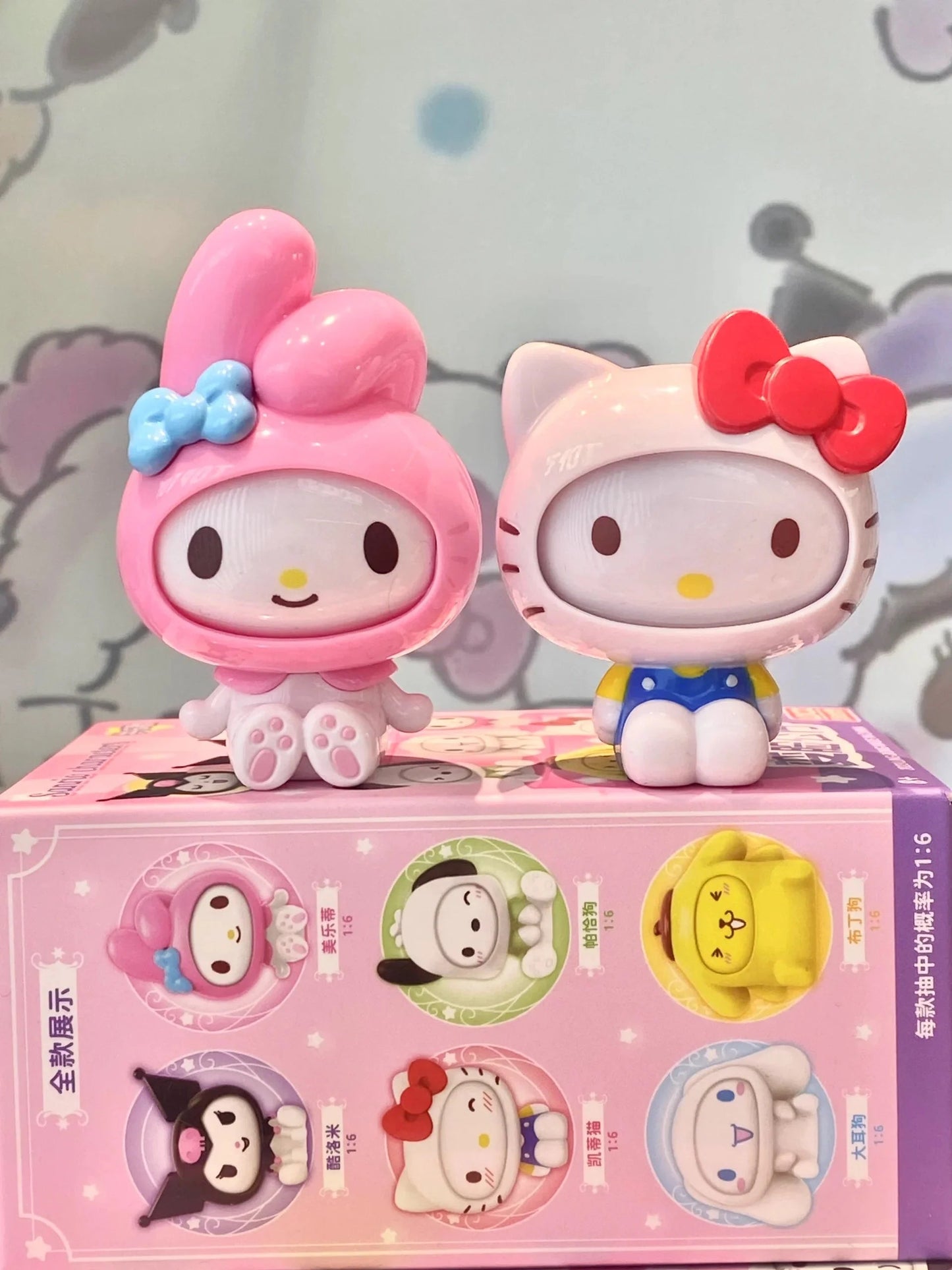 Kawaii Character Face Changing Action Figure Dolls