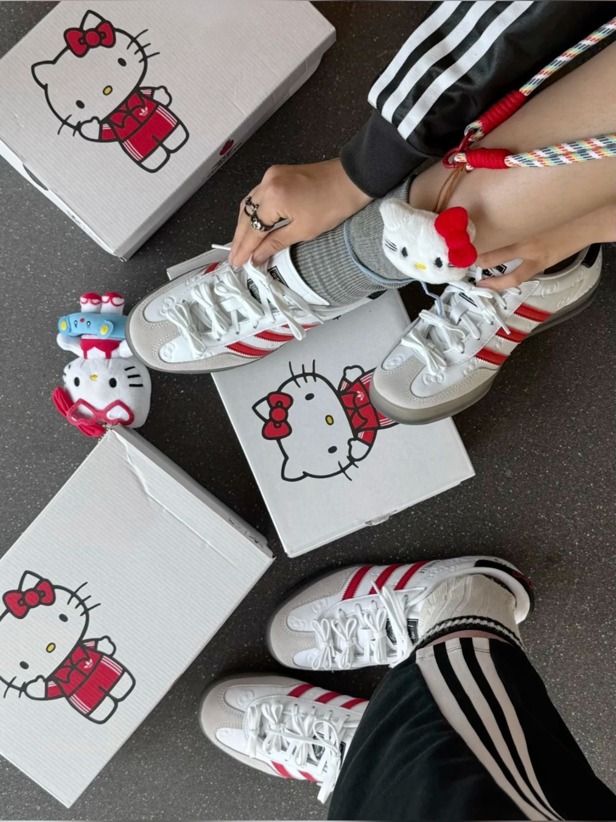 Kitty Kawaii Gazelle Indoor Triple Stripes Sneaker (6 Variants)