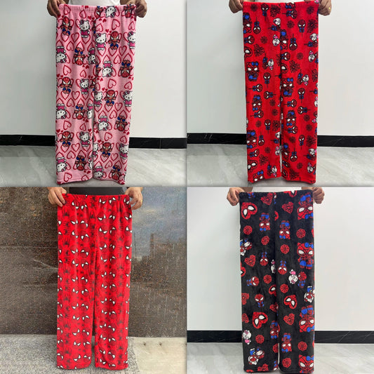 Pantalones de pijama de Kitty Kawaii x Spidey (4 estilos)