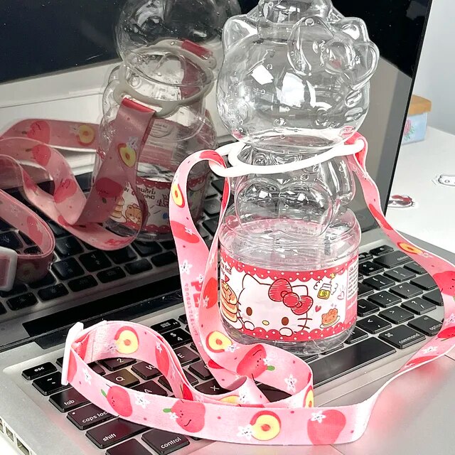 Kitty Kawaii Limited Edition Plastic Shaped Water Bottle - Bouquet Blossoms Shop