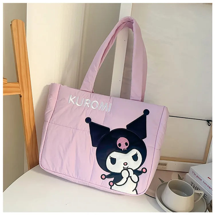 Kawaii Character Nylon Tote Bag (4 Variants)