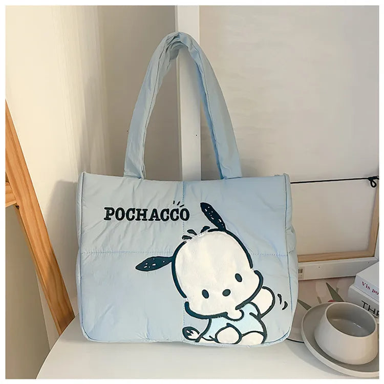 Kawaii Character Nylon Tote Bag (4 Variants)