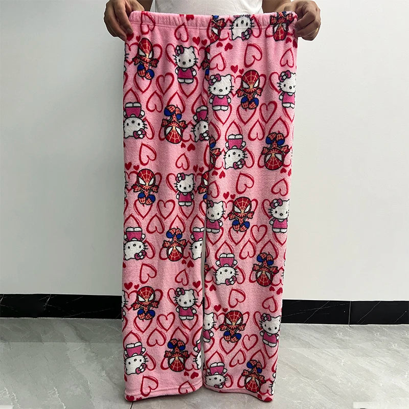 Pantalones de pijama de Kitty Kawaii x Spidey (4 estilos)