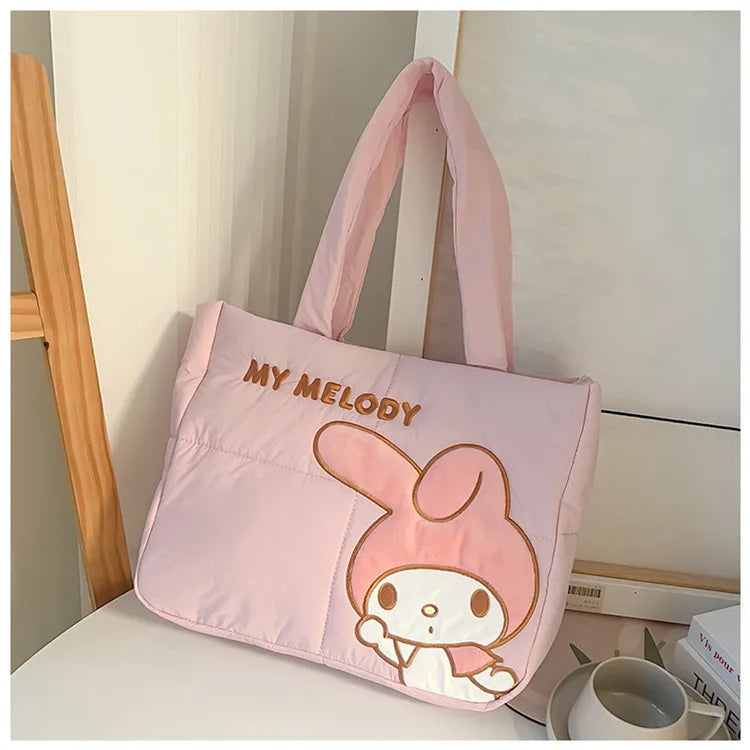 Kawaii Character Nylon Tote Bag (4 Variants)