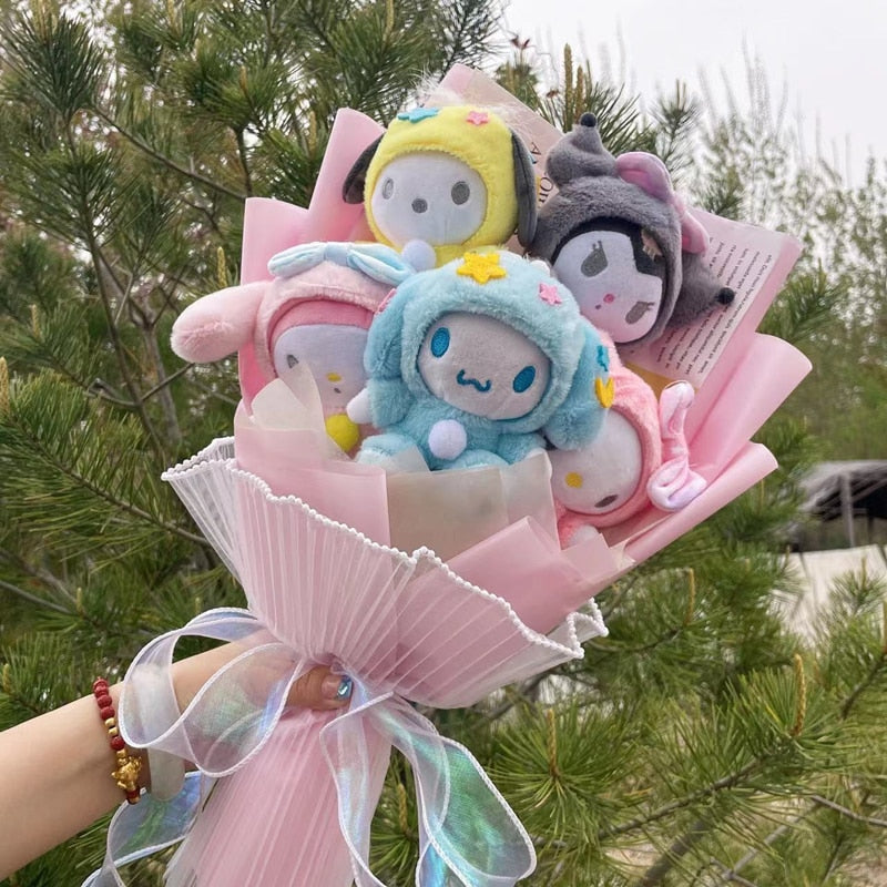 Kawaii Character Multi Plushie Bouquets - Bouquet Blossoms Shop