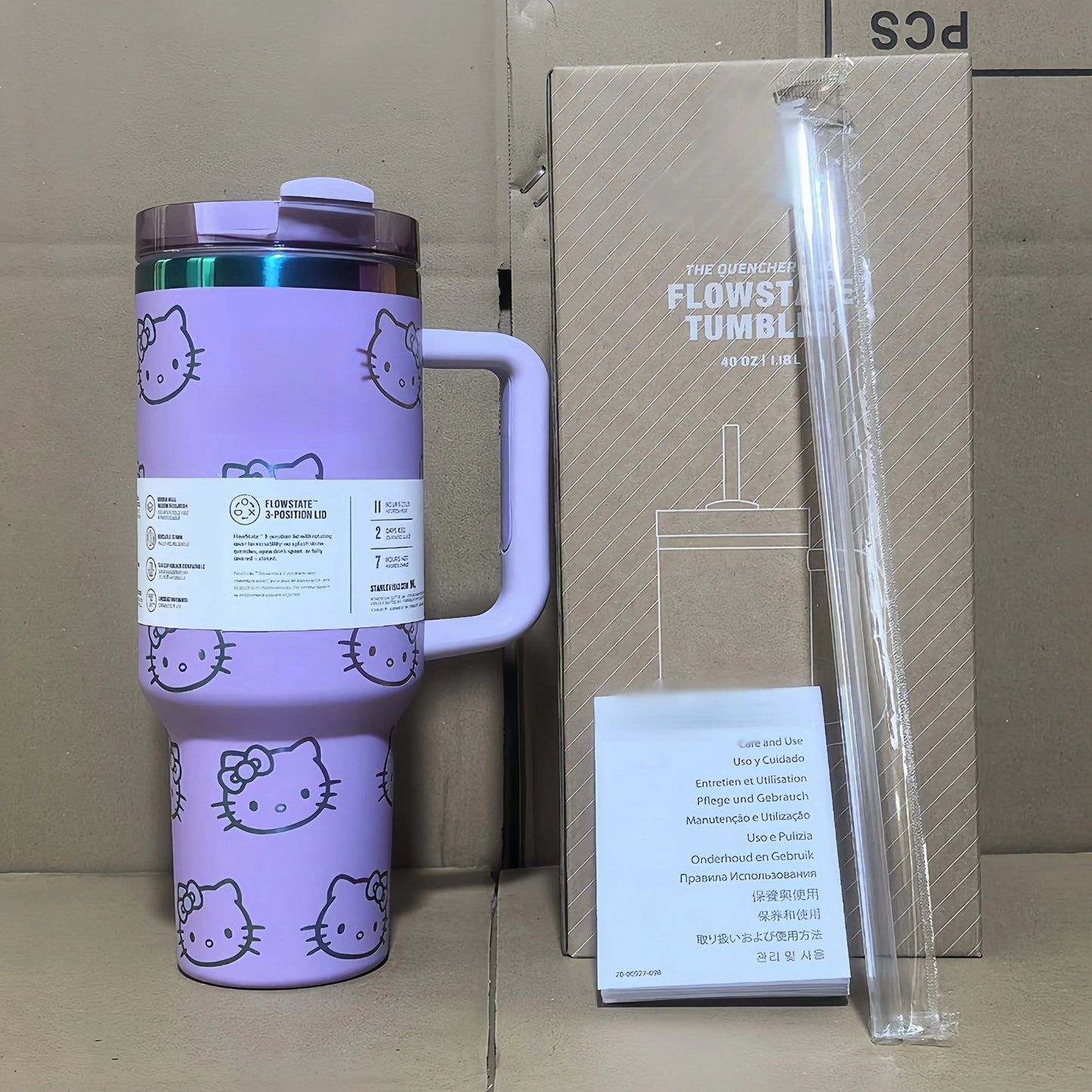 Kitty Kawaii Stanley Cup Flask (4 Variants)