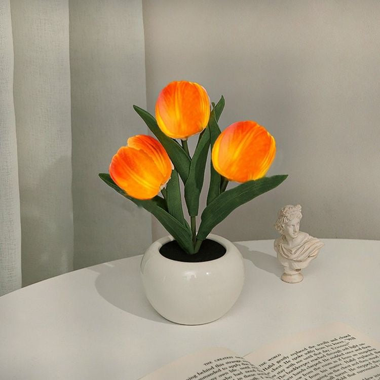 Tulip Colourful LED Pot Night Lamps - Bouquet Blossoms Shop